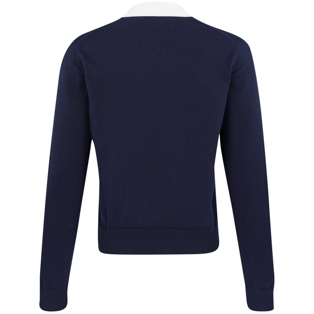 Women's Cotton Blend Long Sleeve Polo