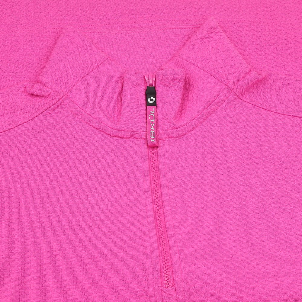 Women's Long Sleeve Mock Neck Top - Popcorn Stitch