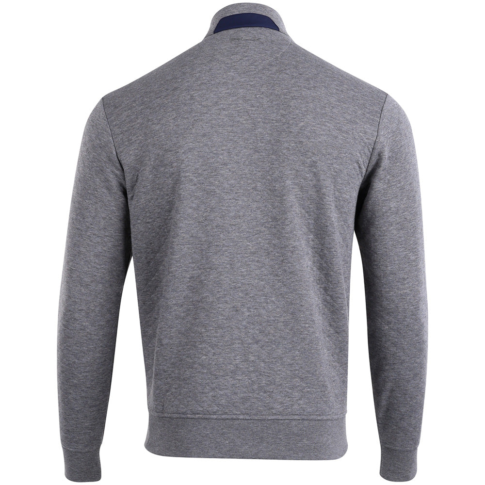Quilted Double Knit 1/4 Zip Pullover