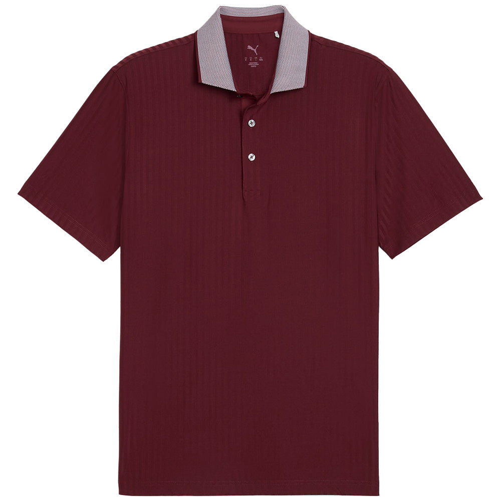 MATTR Stripe Jacquard Polo