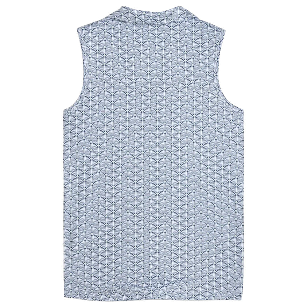 Girls' Scallop Sleeveless Polo