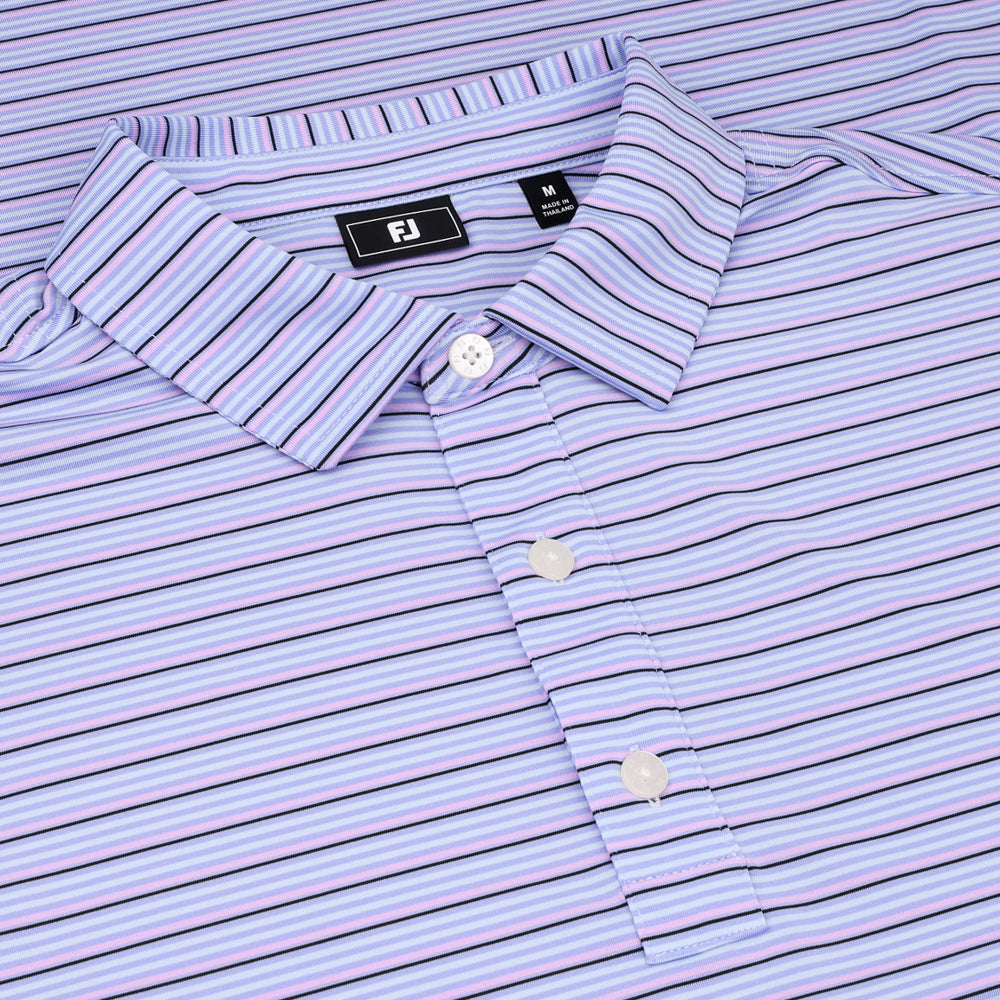 Multi-Stripe Lisle Polo