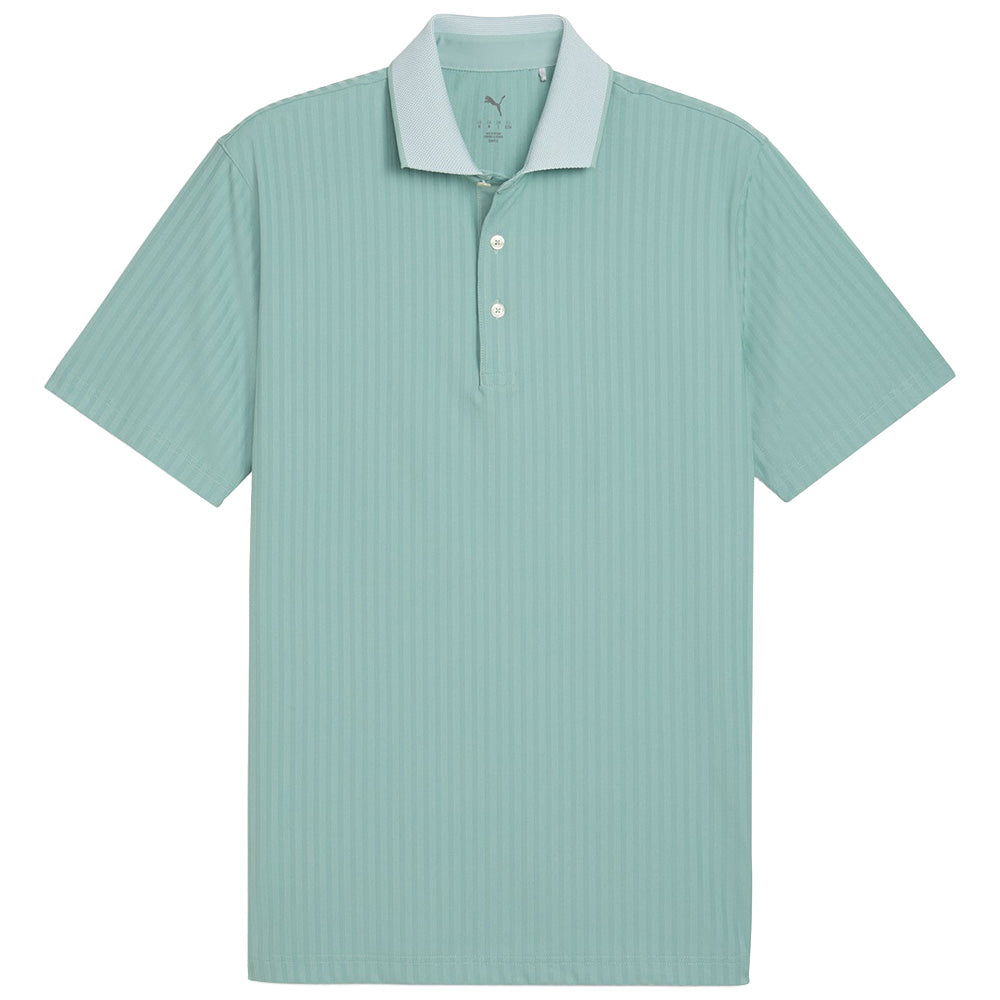 MATTR Stripe Jacquard Polo