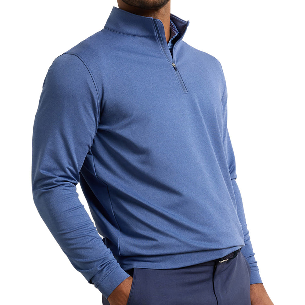 Perth Melange Performance 1/4 Zip Pullover