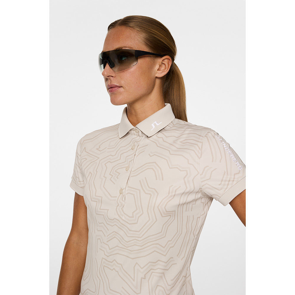 Women's Tour Tech Print Polo