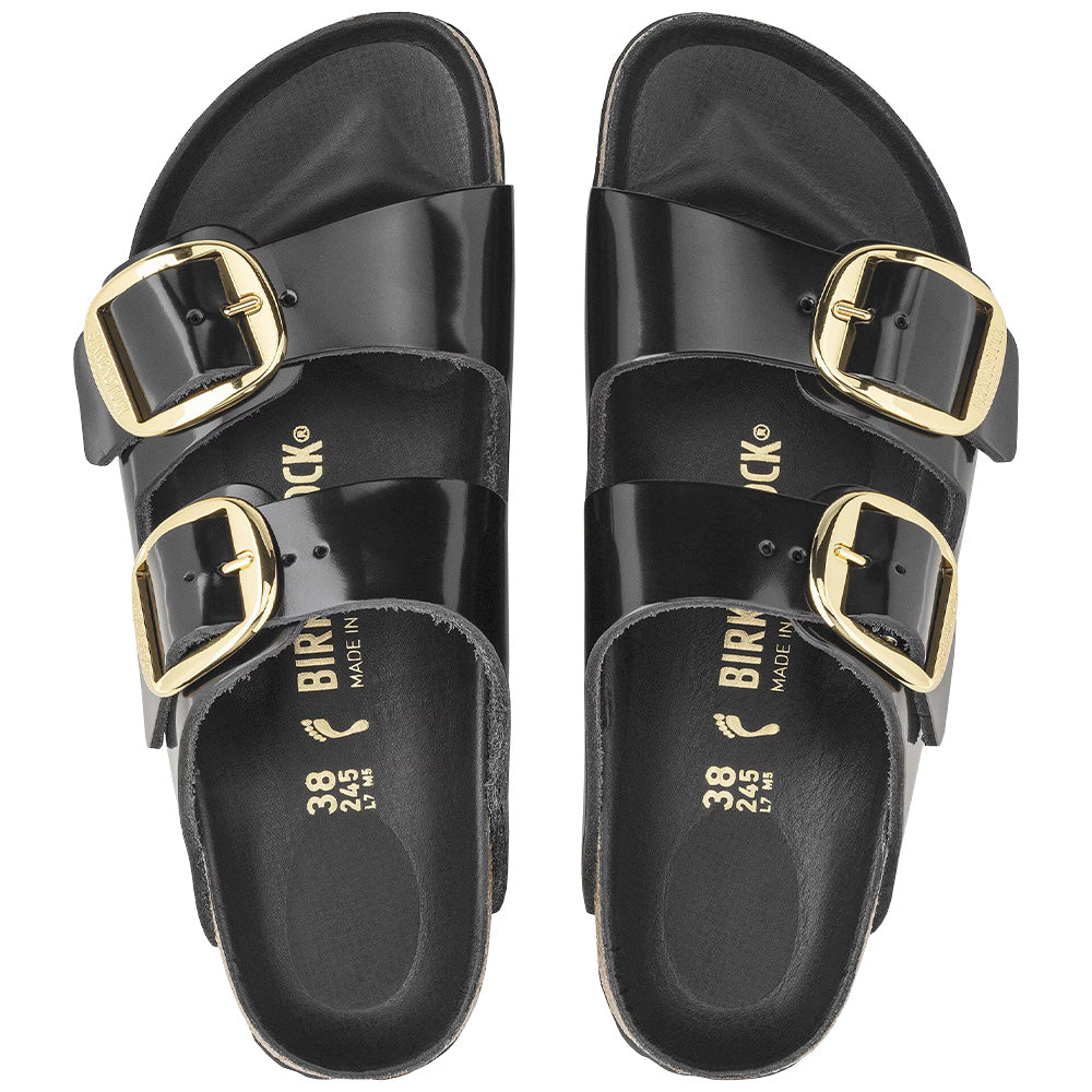 Women's Arizona Big Buckle Natural Leather Patent Shoes