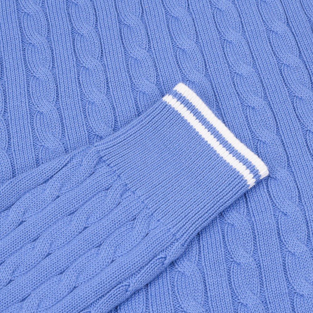 Women's Cable-Knit Collard Sweater