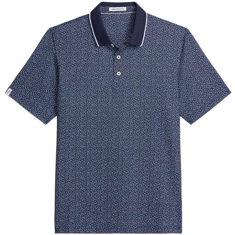 Micro Floral Polo