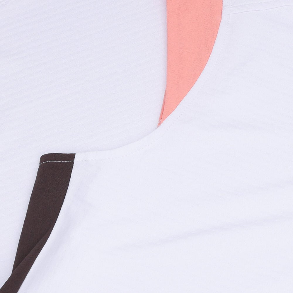 Women's Color Block Print Sleeveless Polo