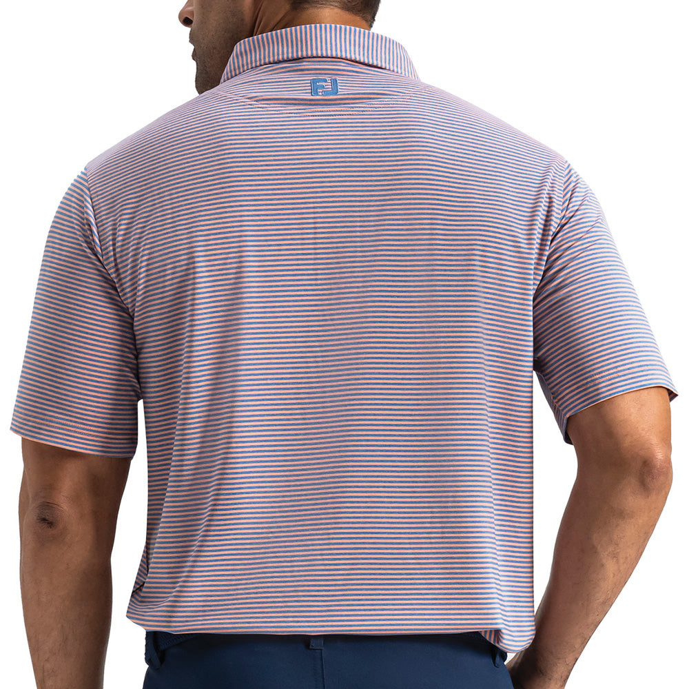 Heather Feeder Stripe Polo
