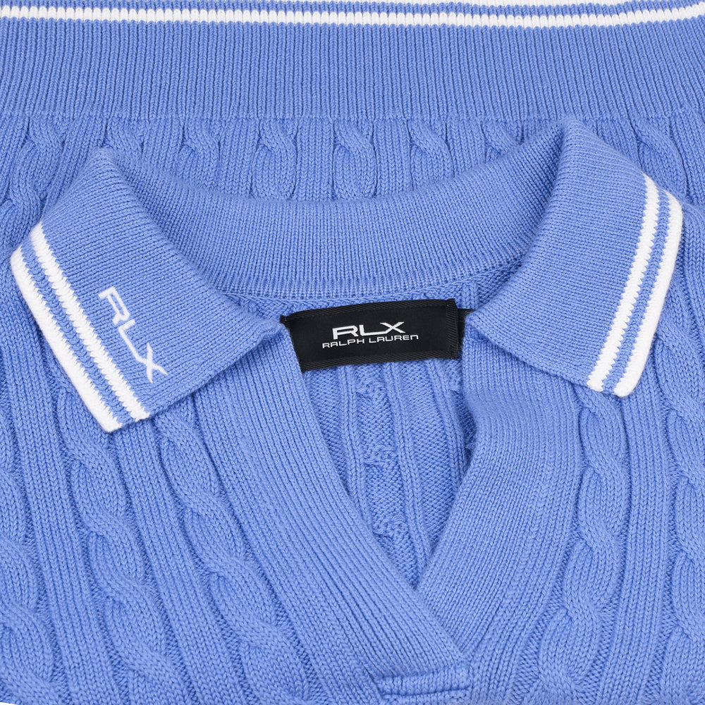 Women's Cable-Knit Collard Sweater
