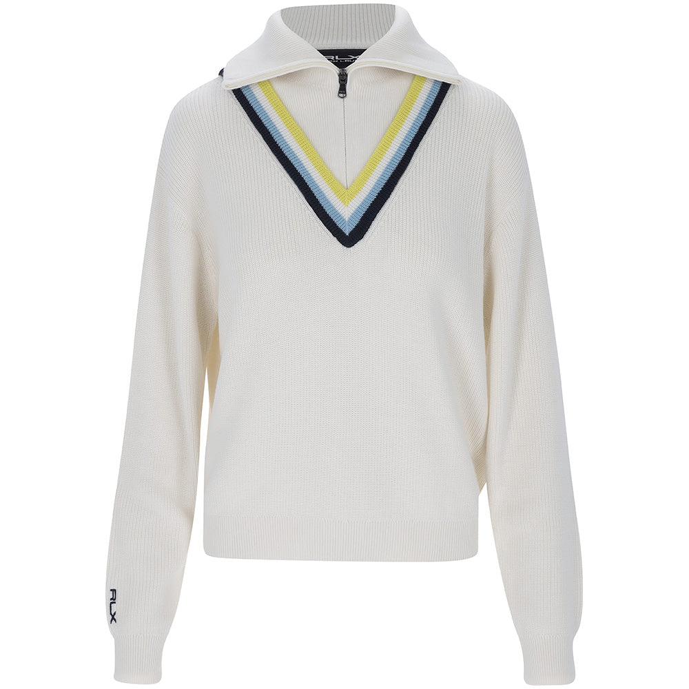 Women's 1/4 Zip Cricket Sweater