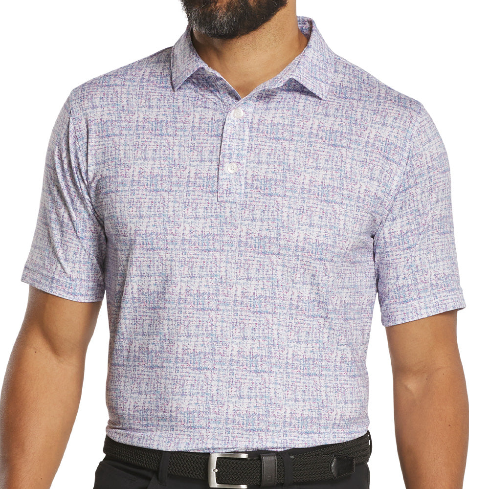 Tweed Print Polo