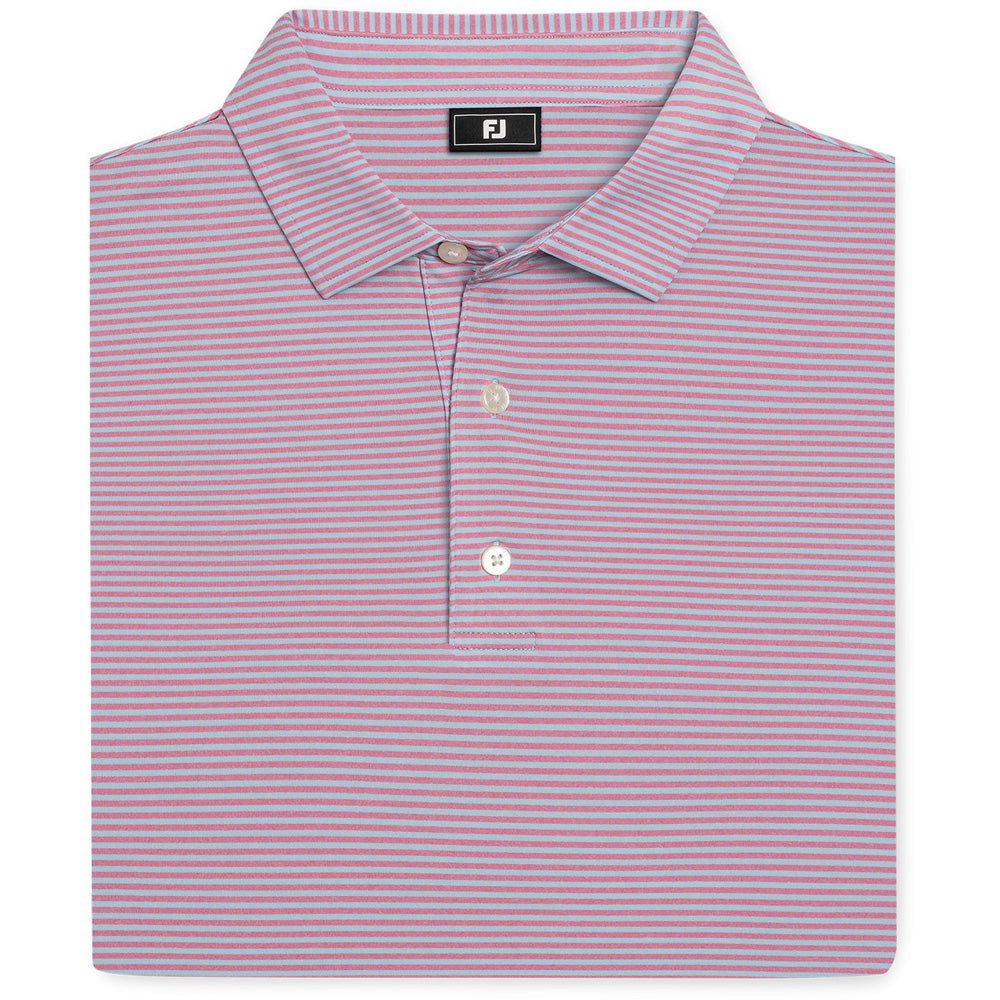 Heather Feeder Stripe Polo