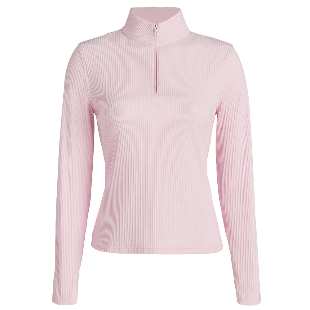 Women's Fitted Rib 1/4 Zip Pullover