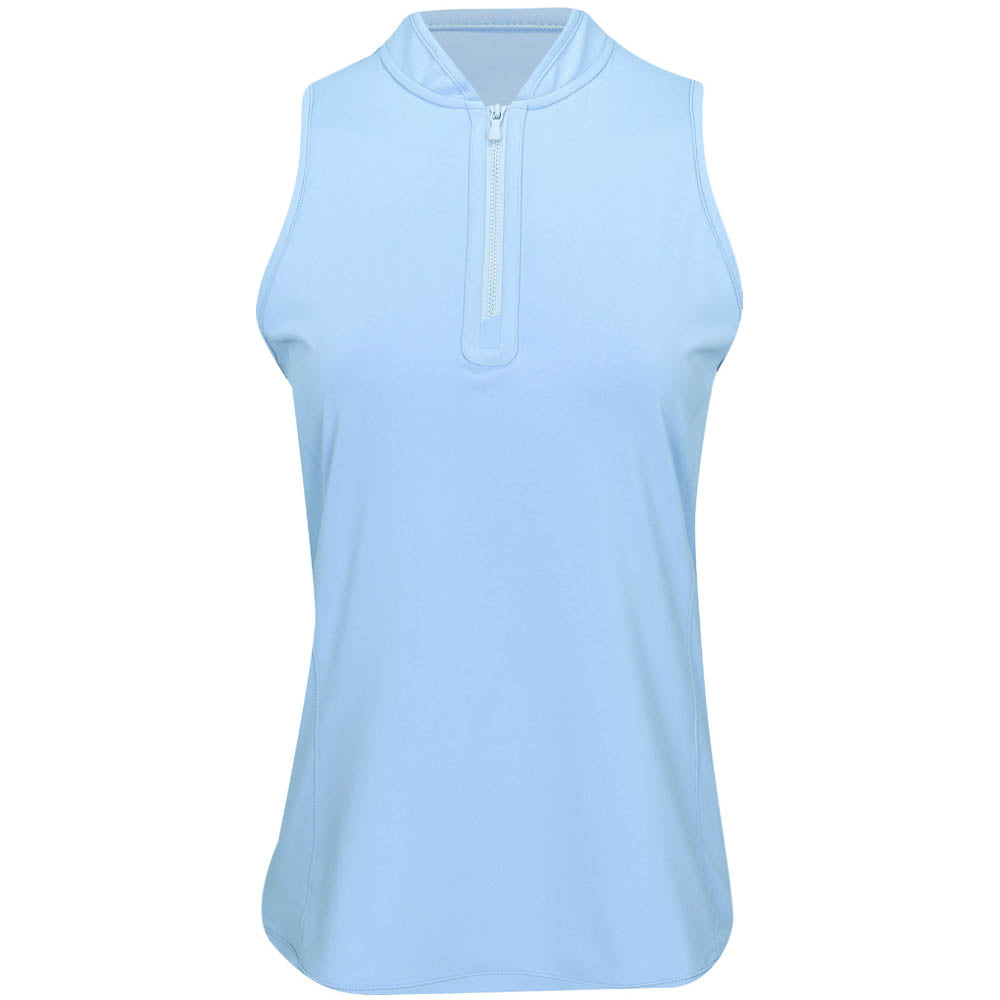 Women's Shirley Sleeveless 1/4 Zip Blade Collar Polo