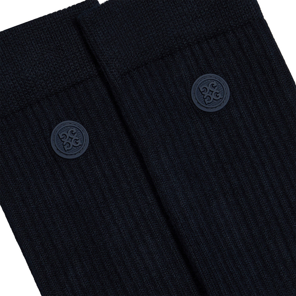 Logo Solid Crew Socks