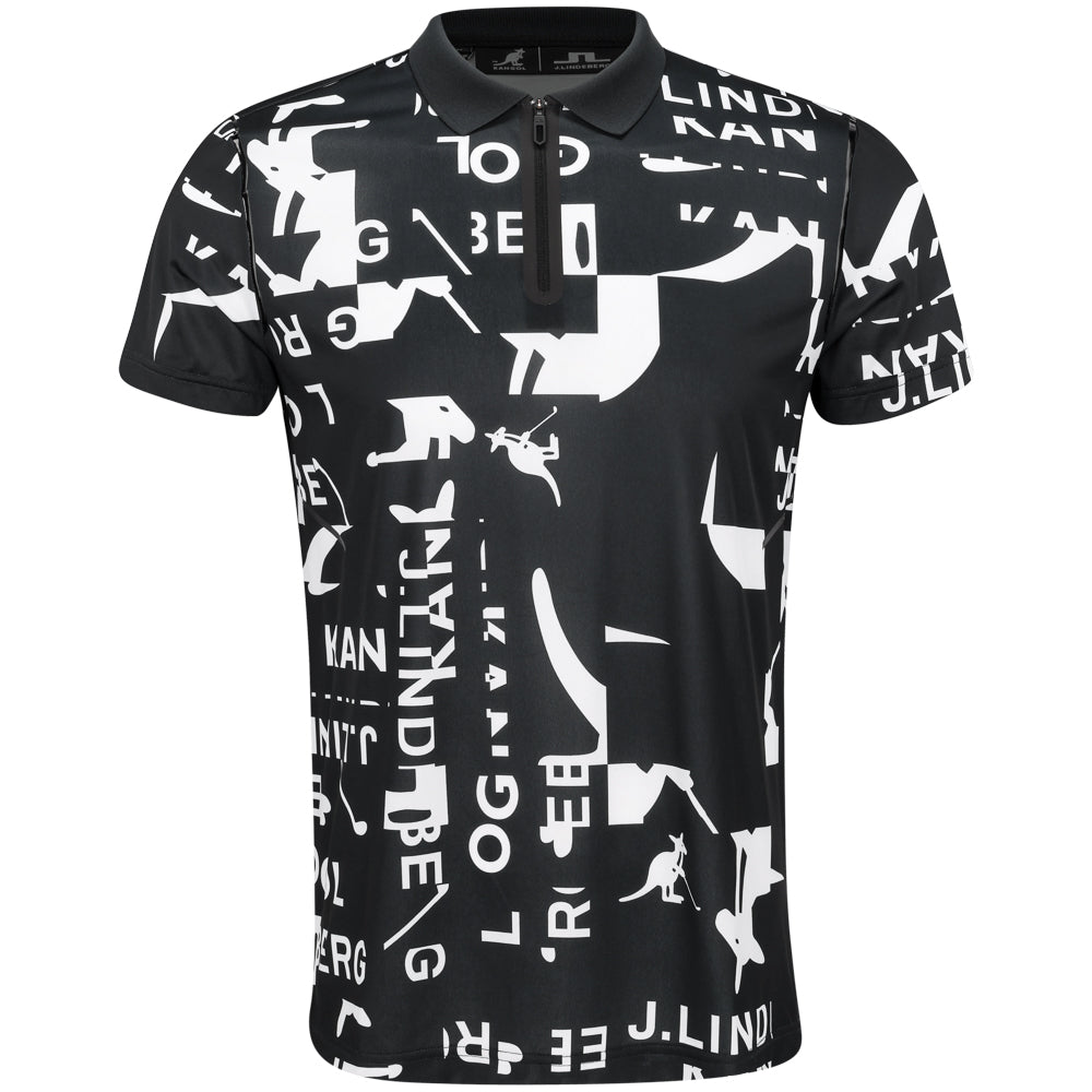 Miro Print 1/4 Zip Polo