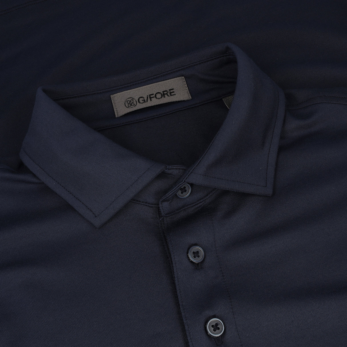 Cotton Stretch Long Sleeve Polo