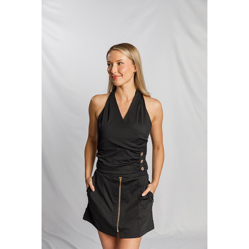 Women's Gia Sleeveless Wrap Top - Fairway Styles
