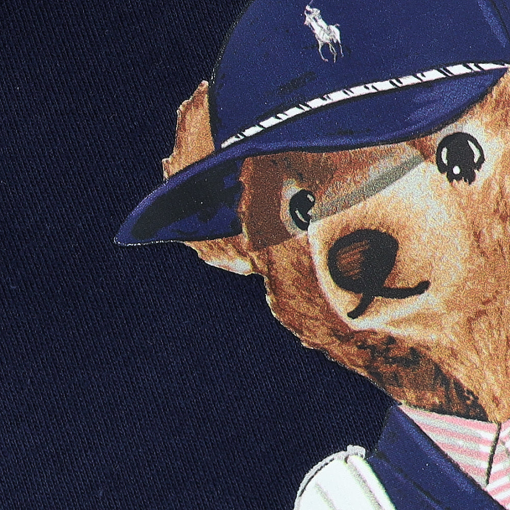 Polo Bear Jersey Long Sleeve Hooded T-Shirt