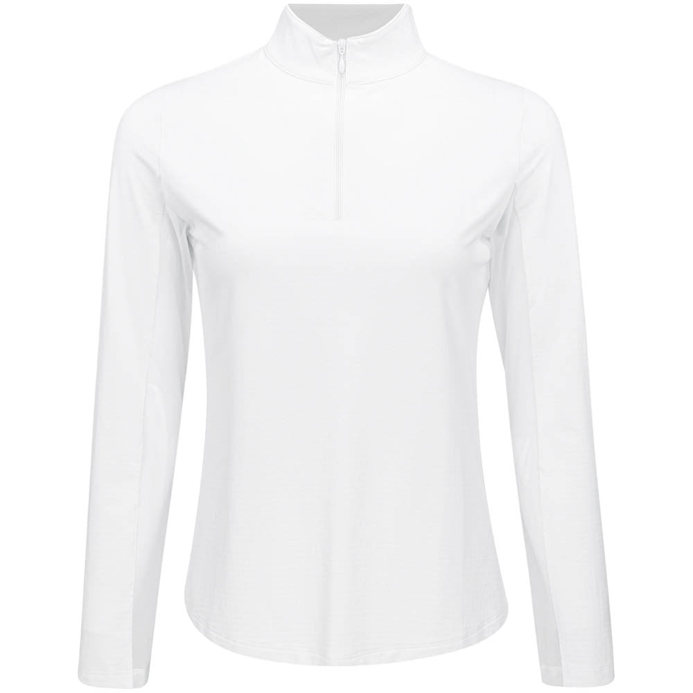 Women's Long Sleeve Mock Neck Top - Solid