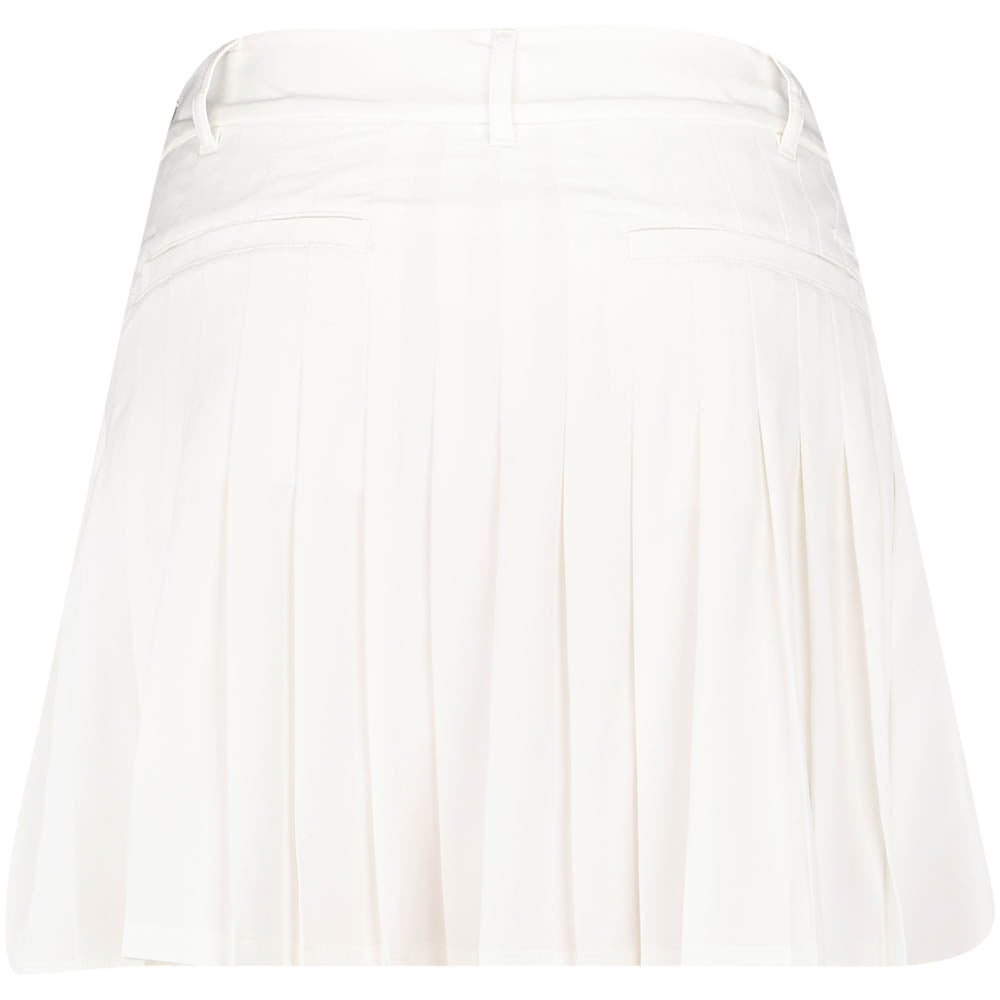 Women's 4-Way Stretch Poly Woven Pleated Skirt