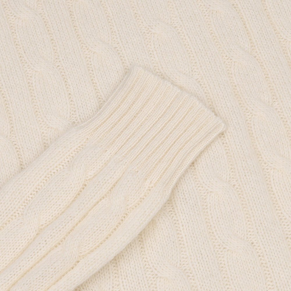 Women's The Iconic Cable-Knit Cashmere Crewneck Sweater