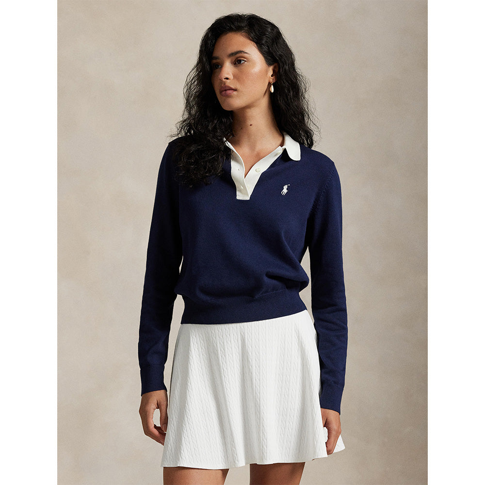 Women's Performance Polo-Collar Sweater
