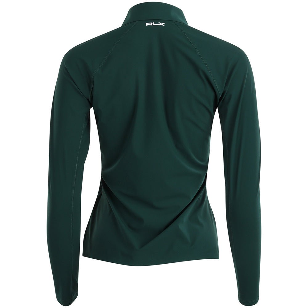 Women's Luxury Warp Knit Long Sleeve Polo