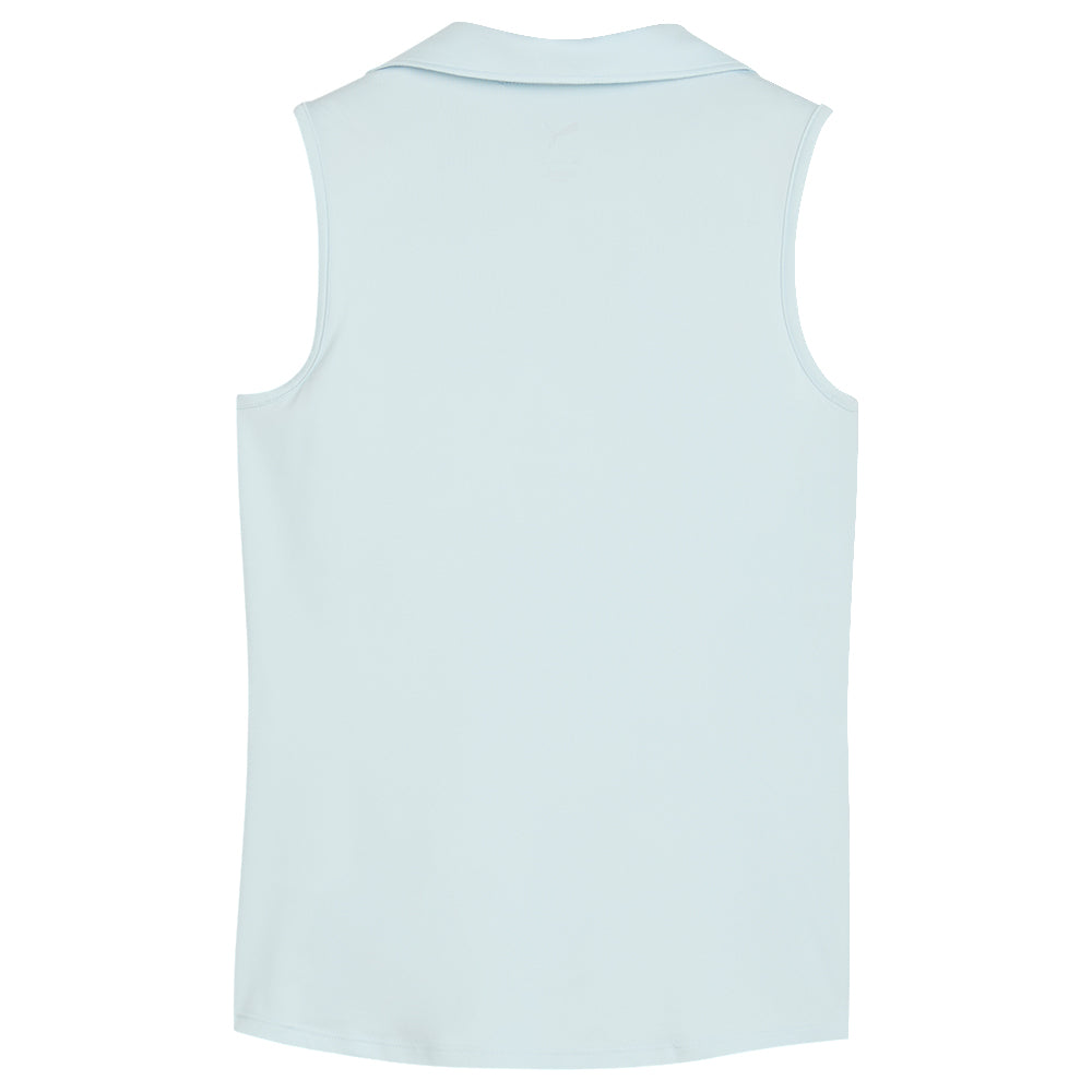 Girls' Cloudspun Piped Sleeveless Polo