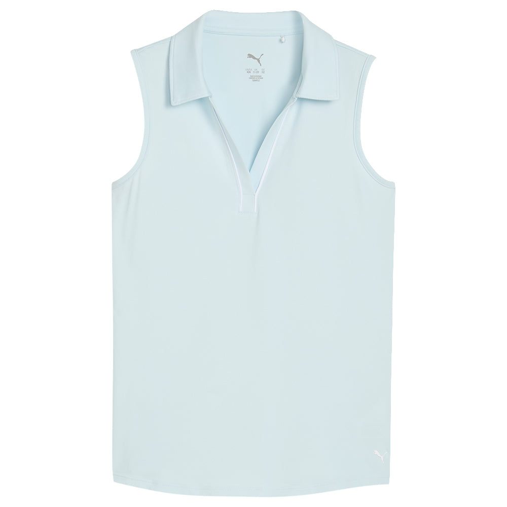 Girls' Cloudspun Piped Sleeveless Polo