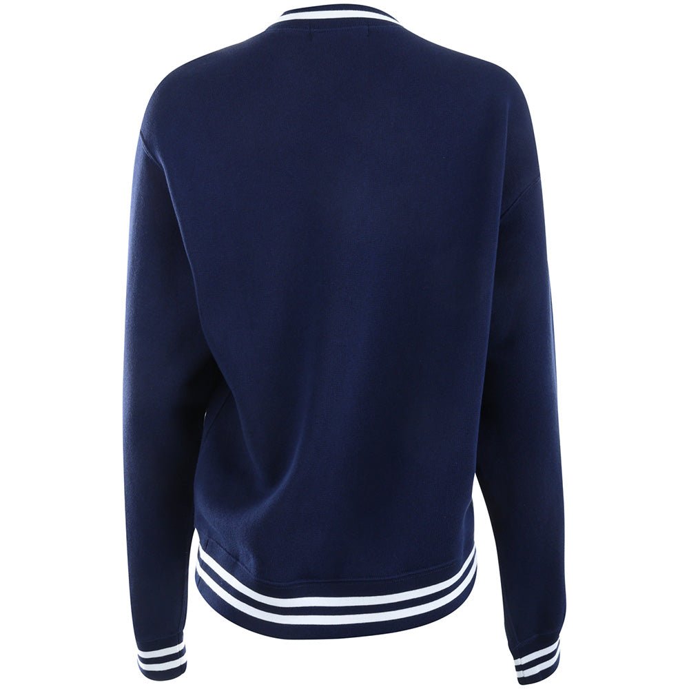 Women's Polo Bear Fleece V-Neck Pullover