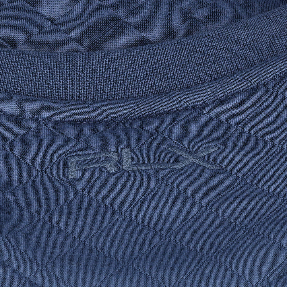 Quilted Double-Knit Crewneck Sweatshirt