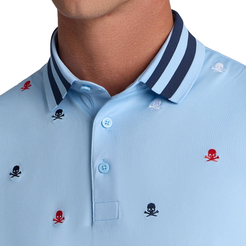 Embroidered Tech Jersey Polo