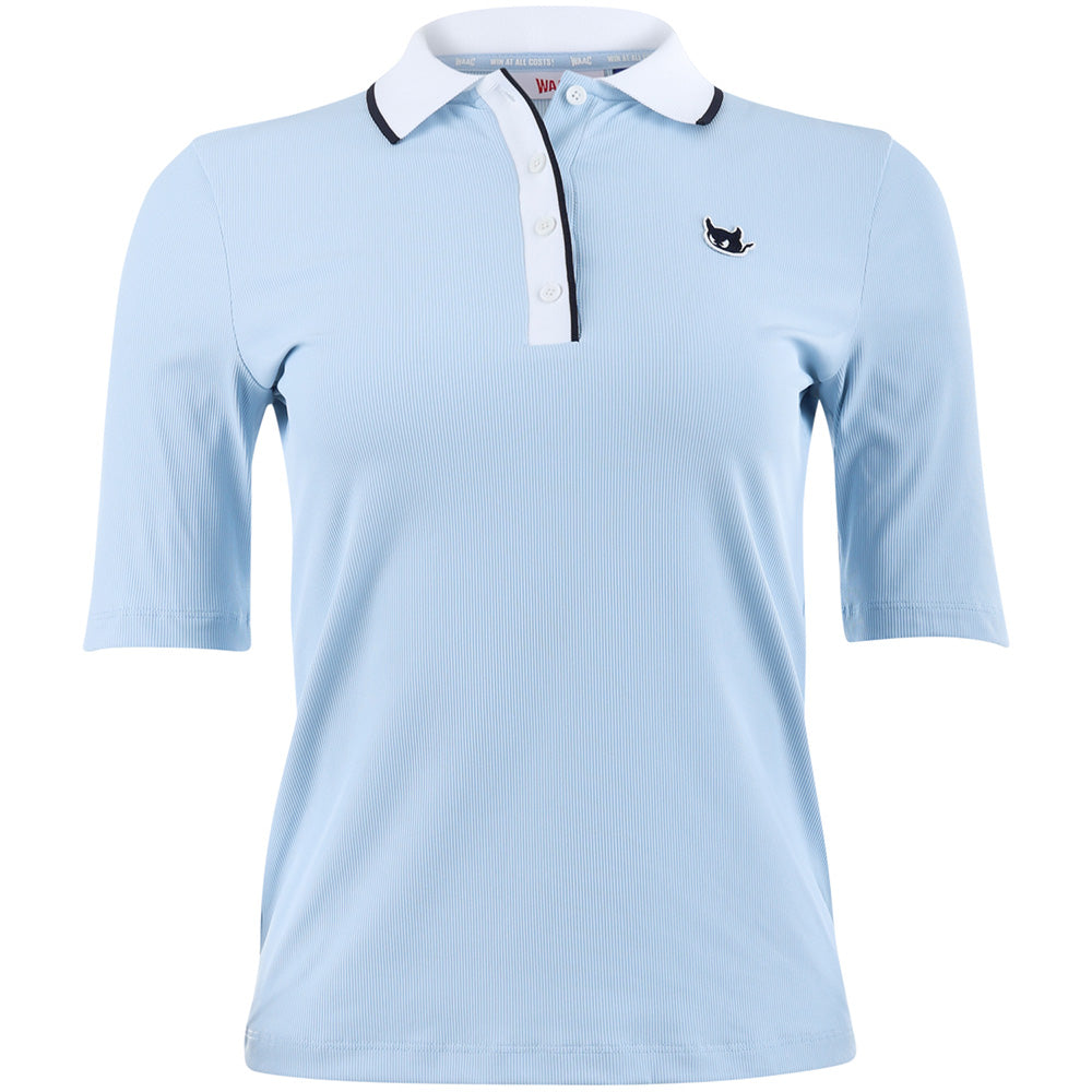 Women's Slim Fit Rib Polo