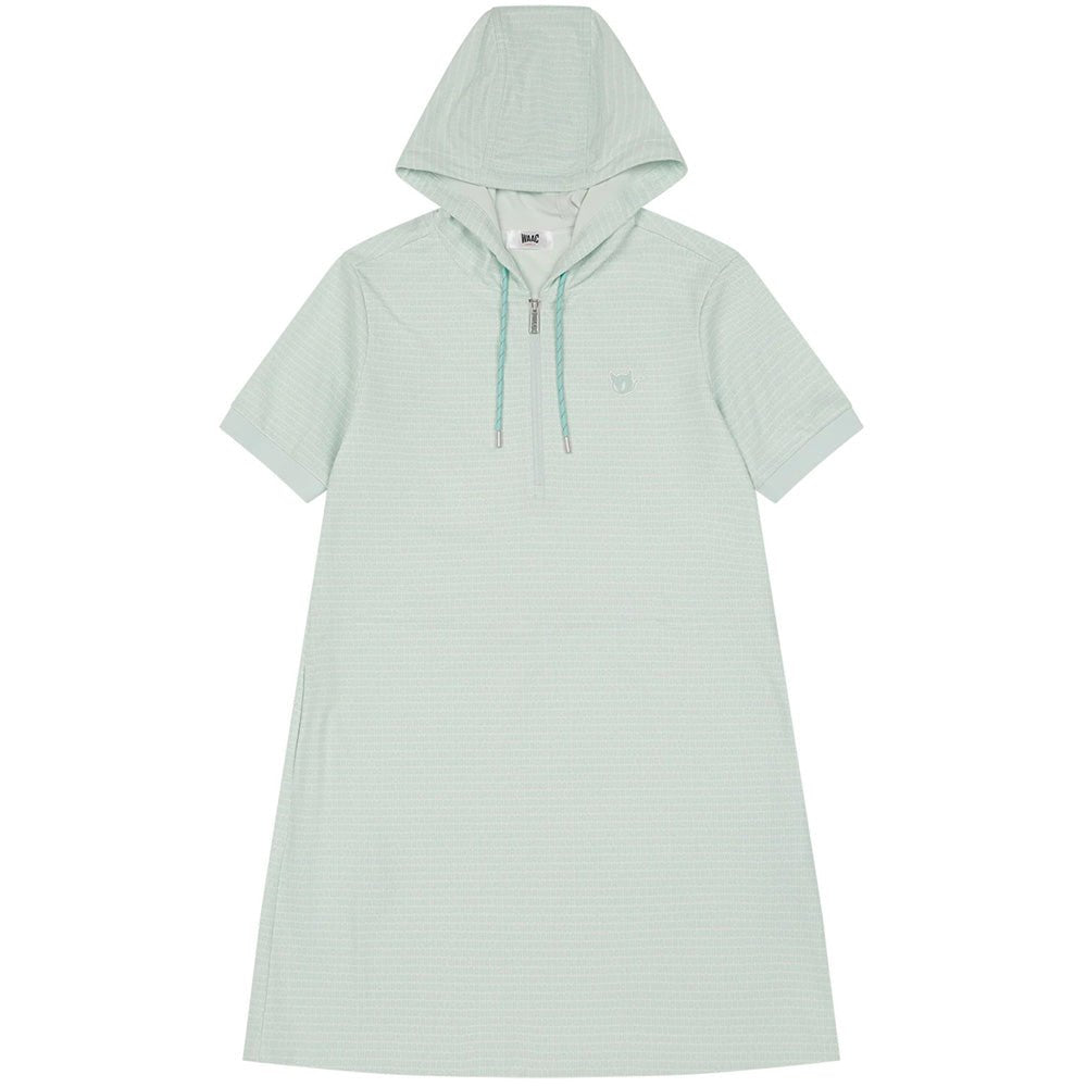 Women's All-Over WAAC Jersey Short Sleeve Hooded Dress