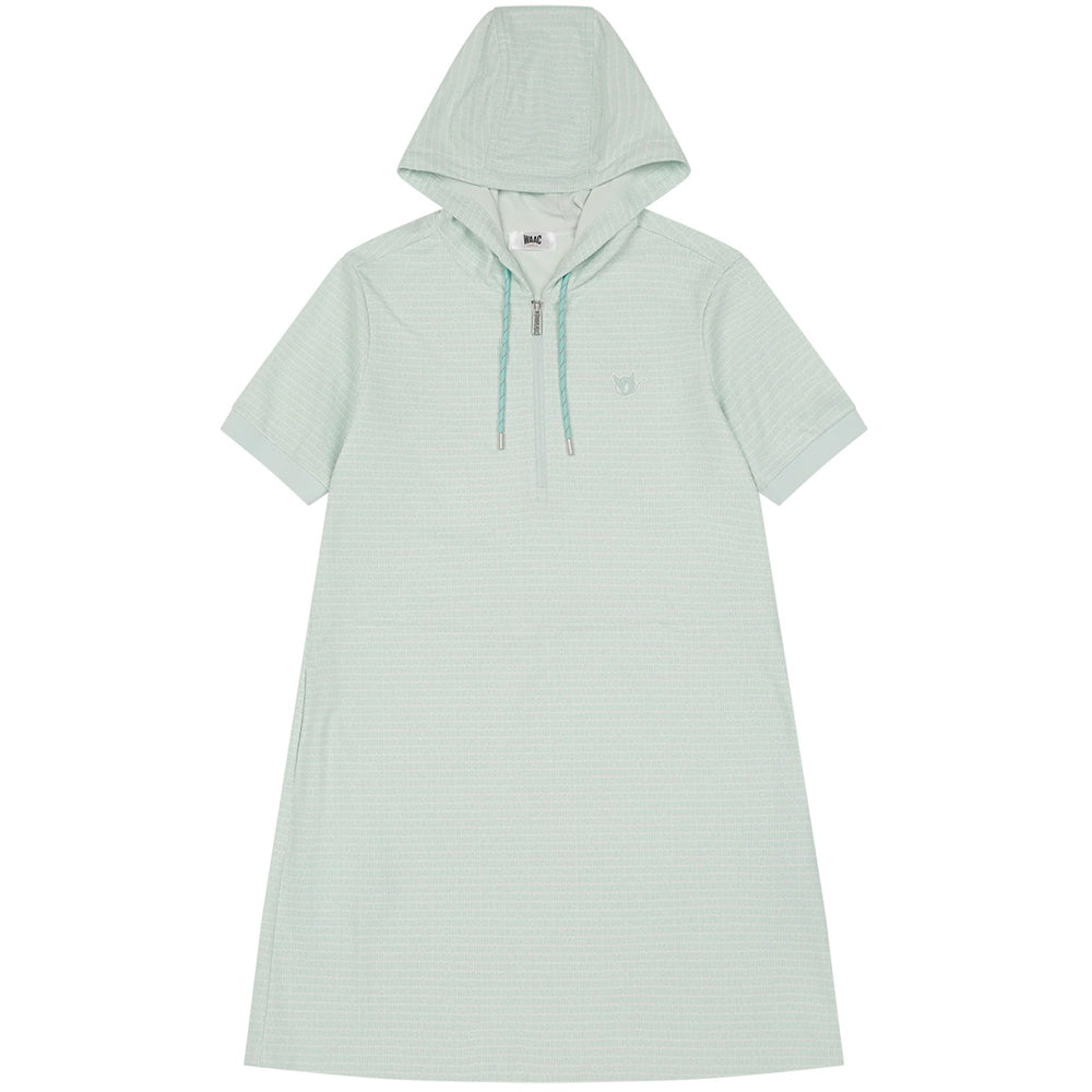 Women's All-Over WAAC Jersey Short Sleeve Hooded Dress