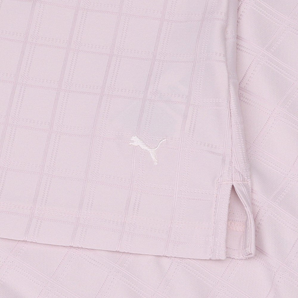 Women's Plaid Knit Sleeveless Polo