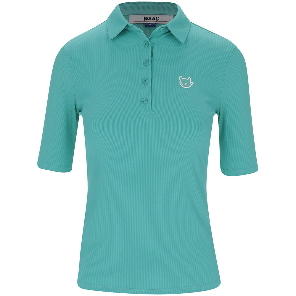 Women's Essential Rib Jersey Polo