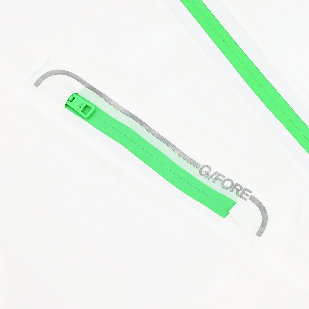 Crinkle Hooded Quarter Zip