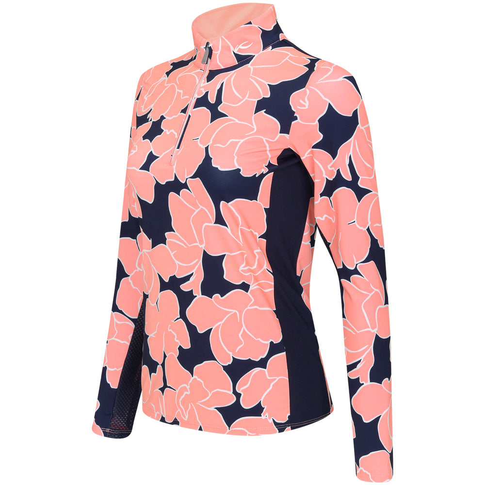 Women's Sunshine Printed 1/2 Zip Pullover