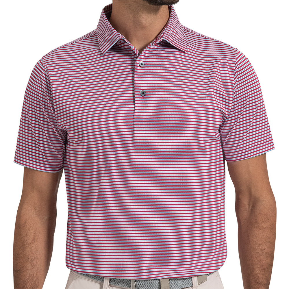 Monterey Pique MultiStripe Polo