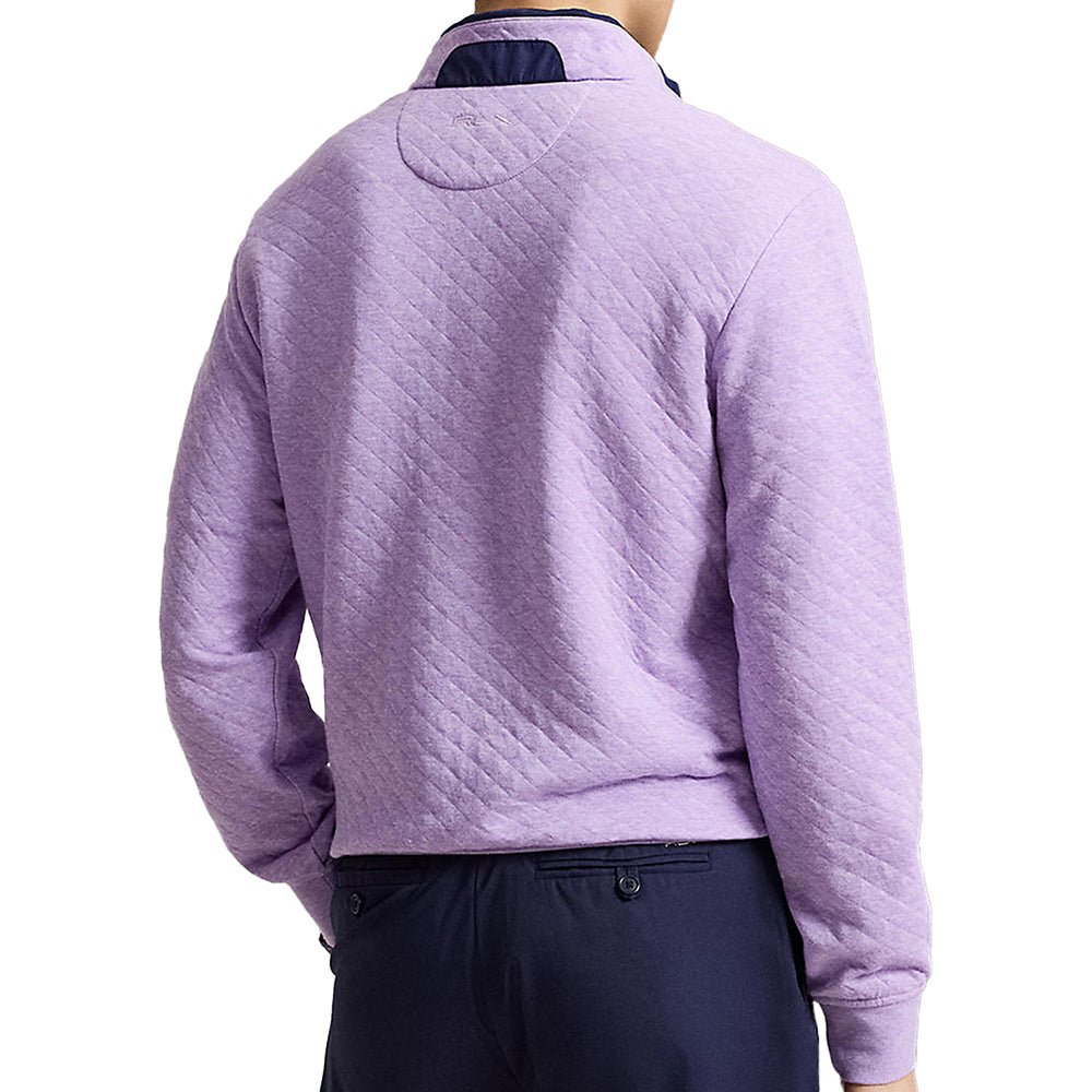 Quilted Double Knit 1/4 Zip Pullover