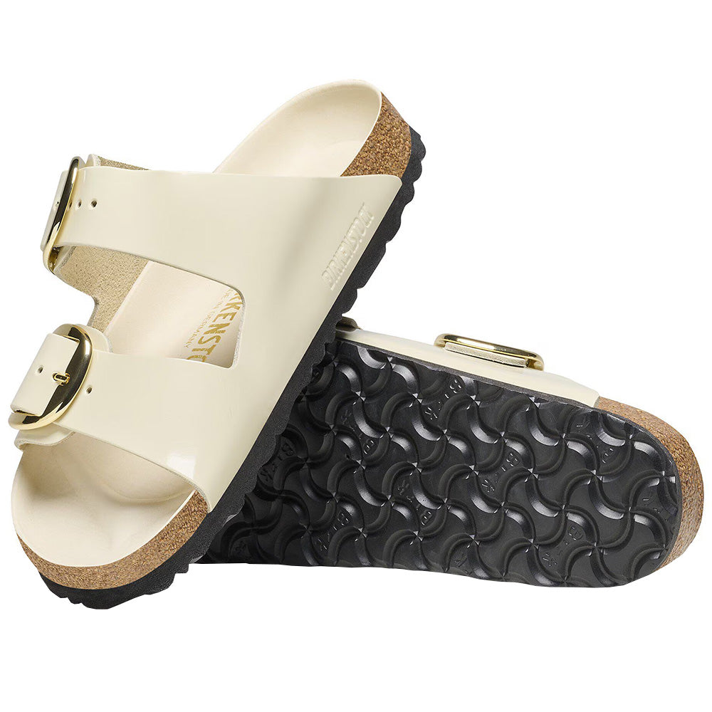 Women's Arizona Big Buckle Natural Leather Patent Shoes