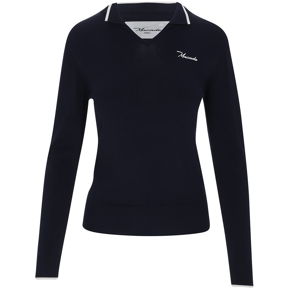 Women's Ella Knit Long Sleeve Polo