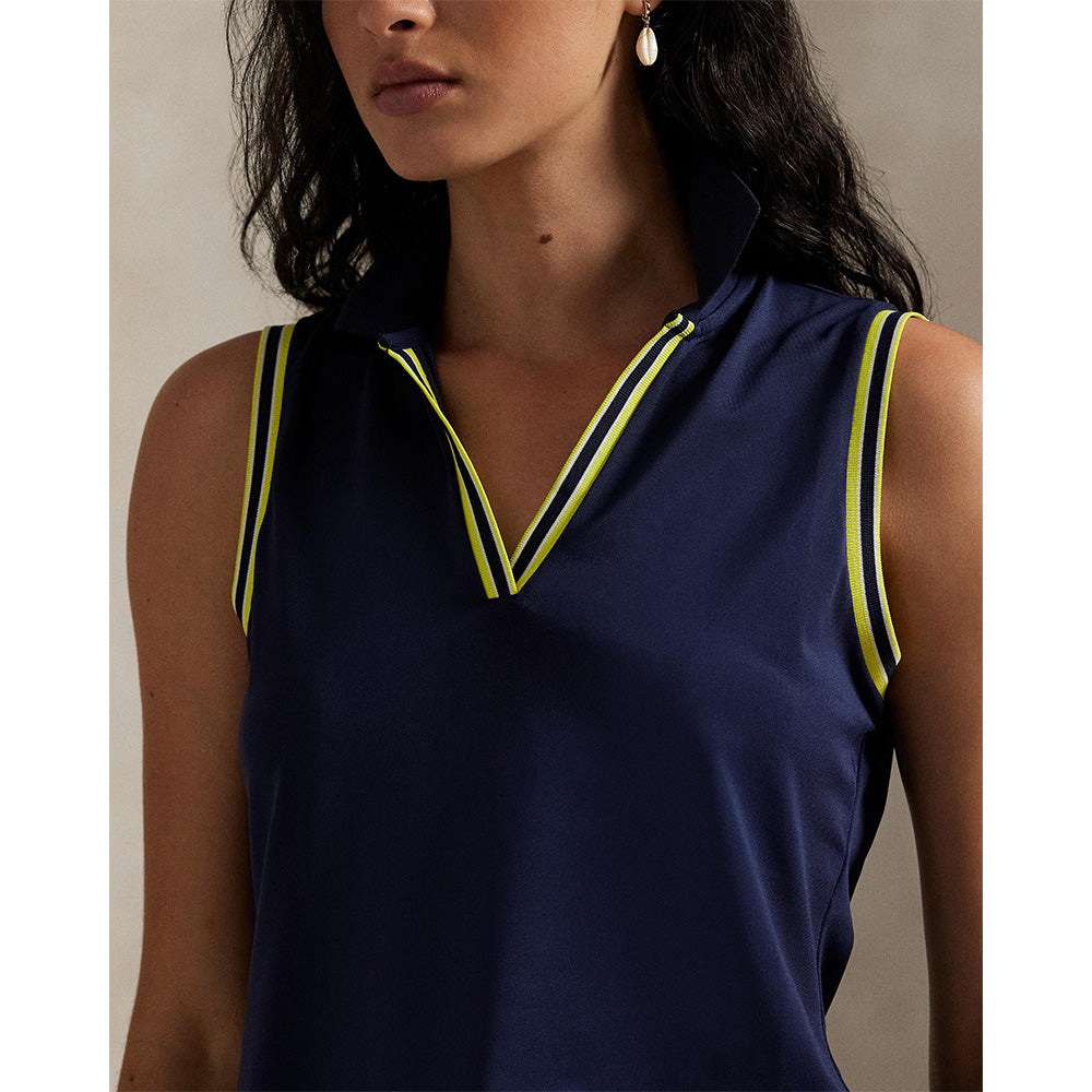 Women's Slim Fit Sleeveless Polo