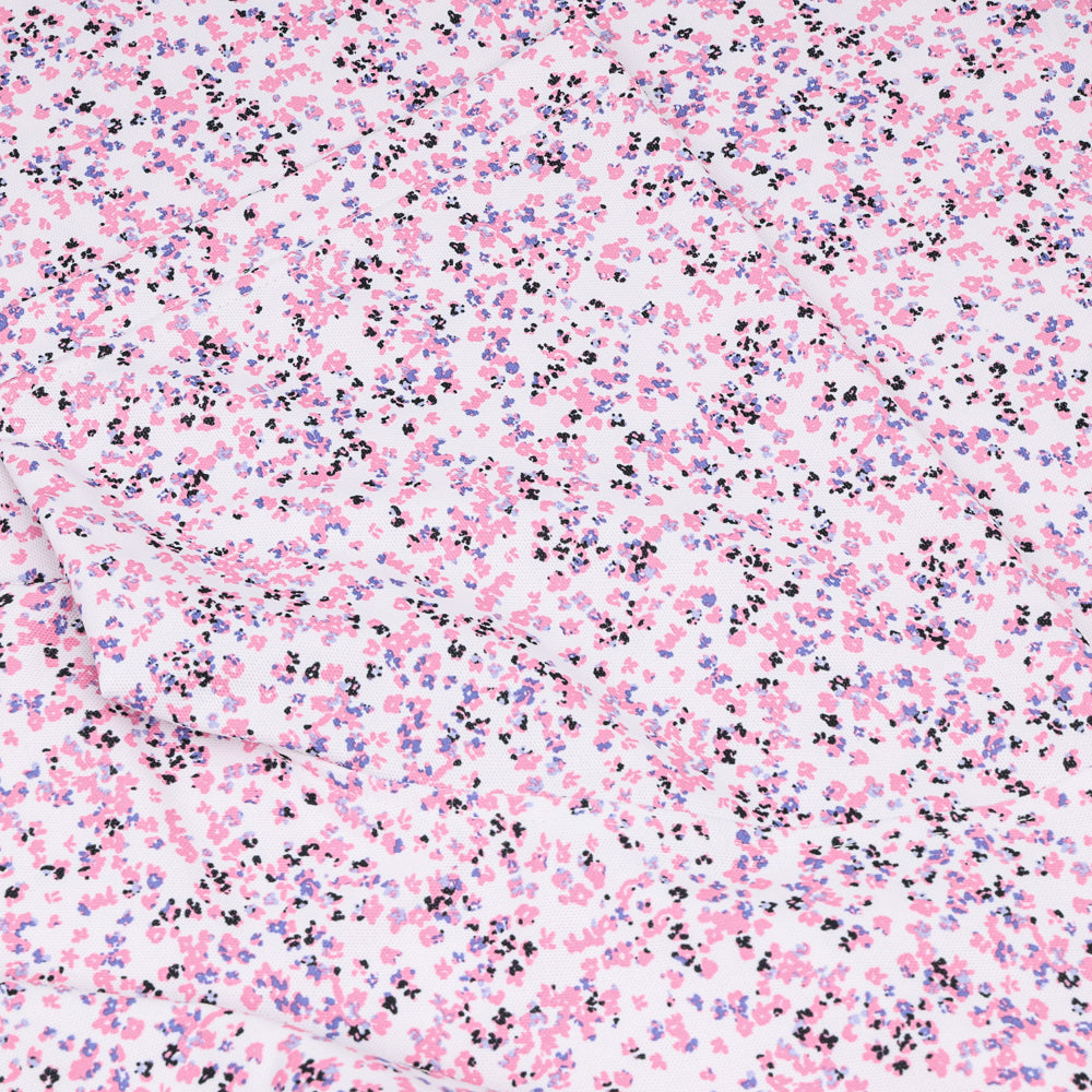 Watercolor Floral Print Polo