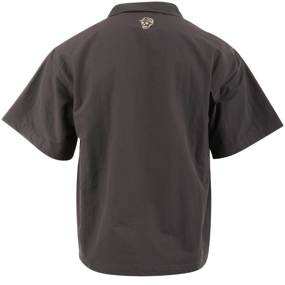 Nylon Short Sleeve 1/4 Zip Windshirt