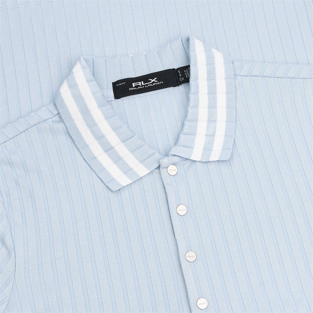 Women's Slim Fit Ribbed Polo